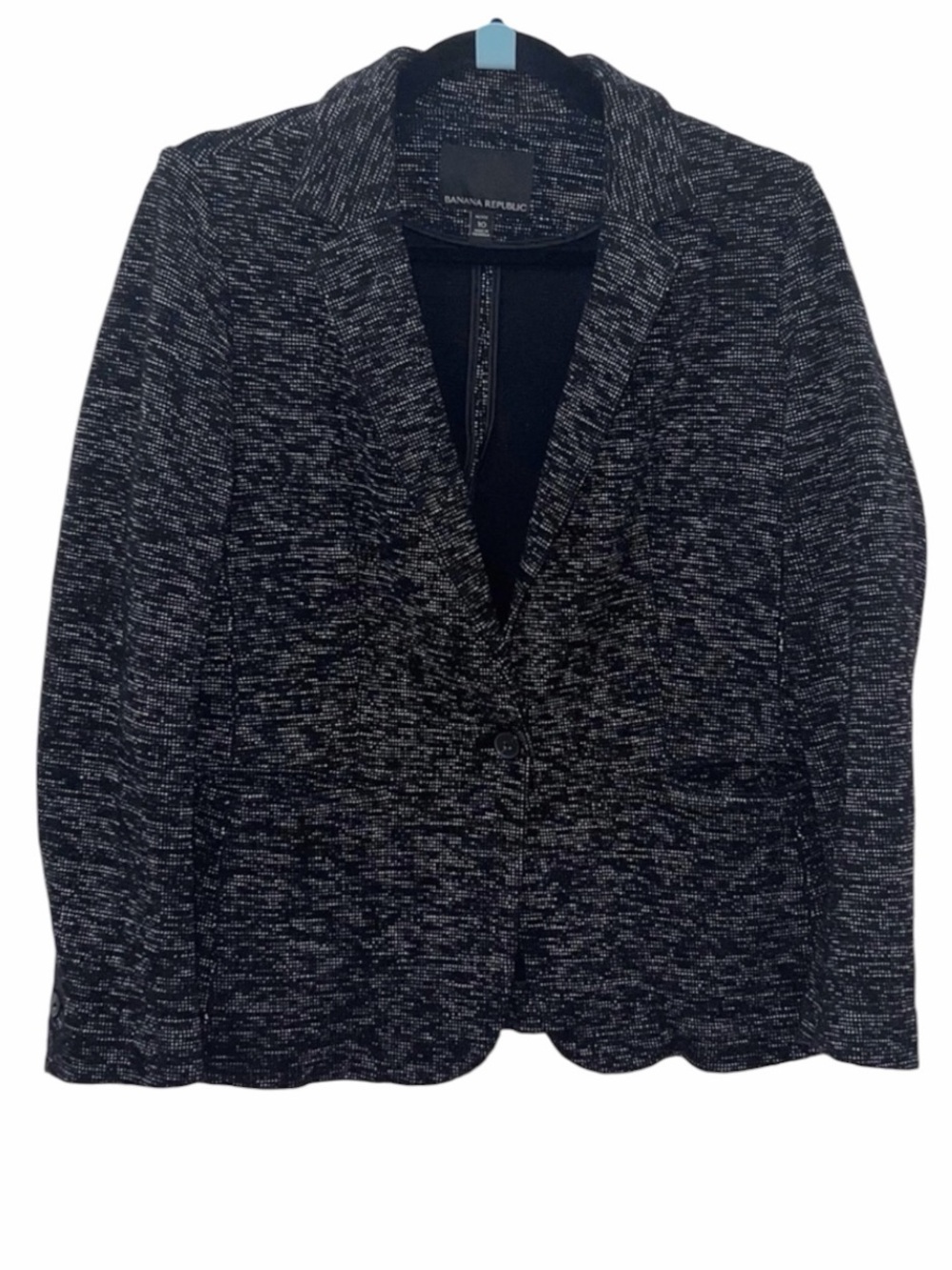 Banana Republic women’s dark gray blazer,Size 10 Petite